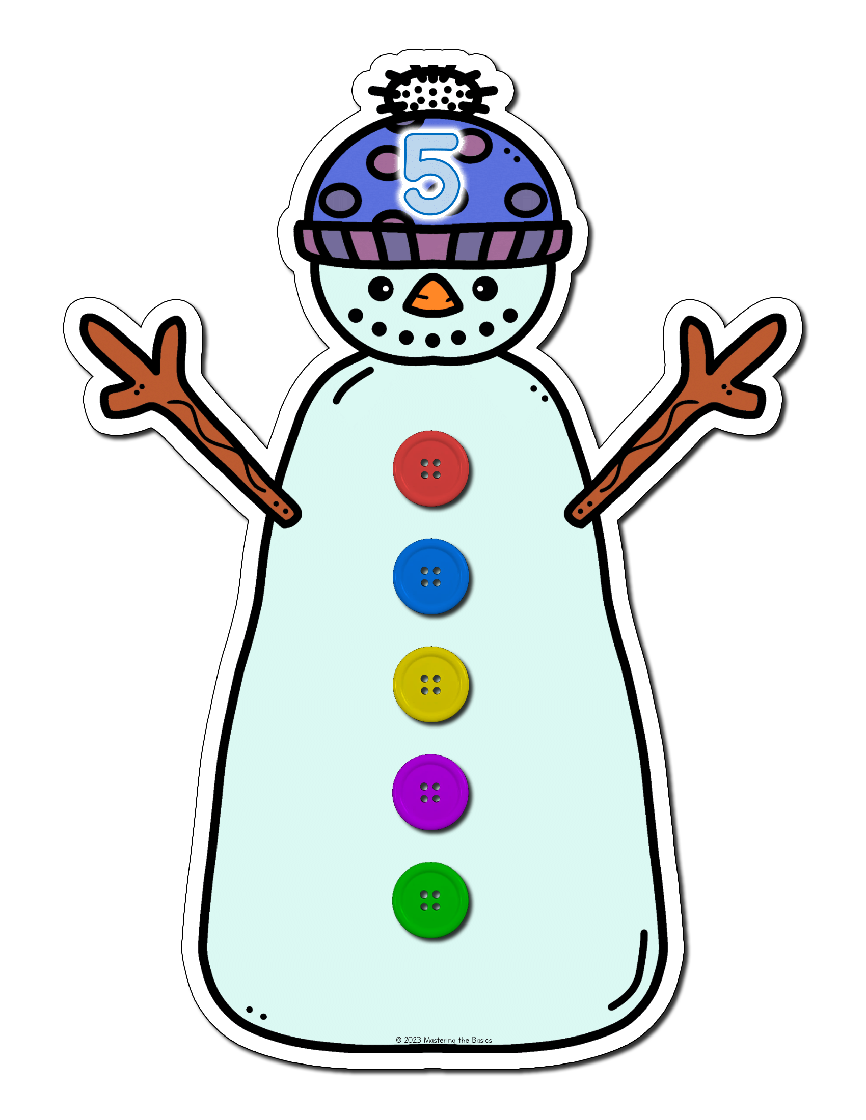 Snowman Button Counting